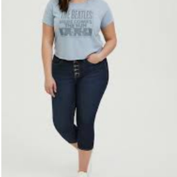 torrid Denim - NWT Torrid Sky High Skinny Crop Jeans Sz 20